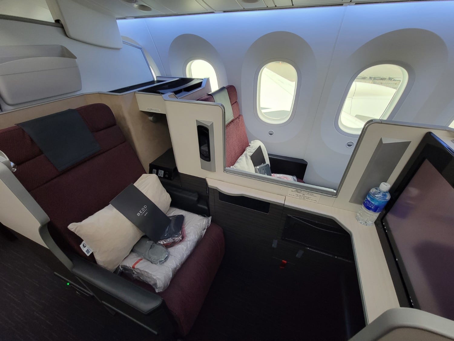 Japan Airlines Business Class cabin